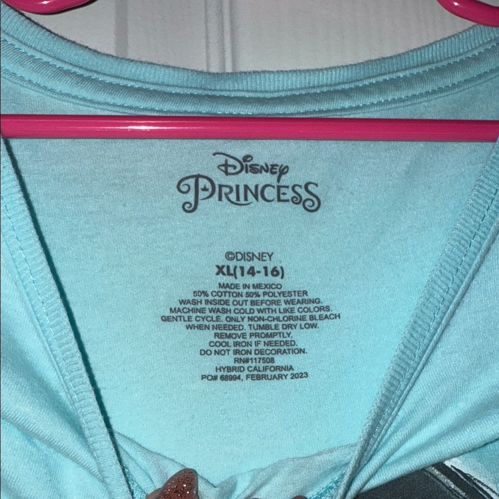 Disney Kids Light Blue Princess Friends Tee - Picture 2 of 3